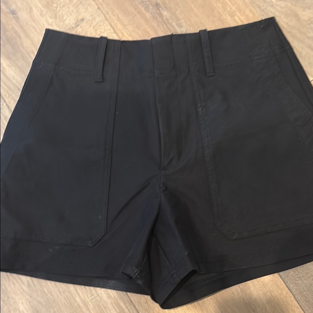 Athleta Black Skyline High Rise Tailored 4”Shorts